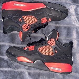 Black and Red Athletic Sneakers